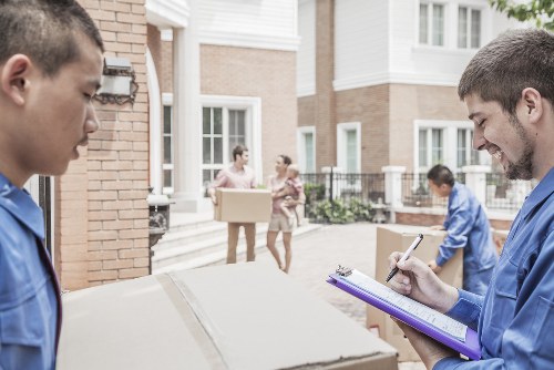Professional packing and moving supplies prepared for a home move in Creekmouth