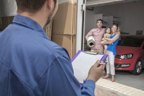 Careful loading and transport with a local moving van in Creekmouth