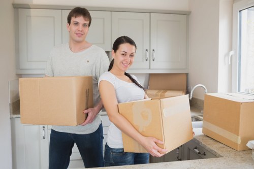 Packing and furniture handling during a Creekmouth removal service
